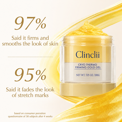 Clinclii® 15-Day Fast-Acting Anti Cellulite Sculpting & Tightening Burn Gold Massage Cream