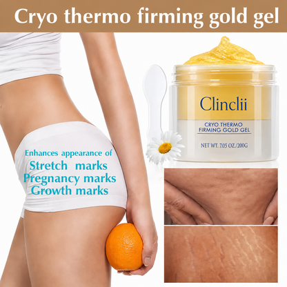 Clinclii® 15-Day Fast-Acting Anti Cellulite Sculpting & Tightening Burn Gold Massage Cream
